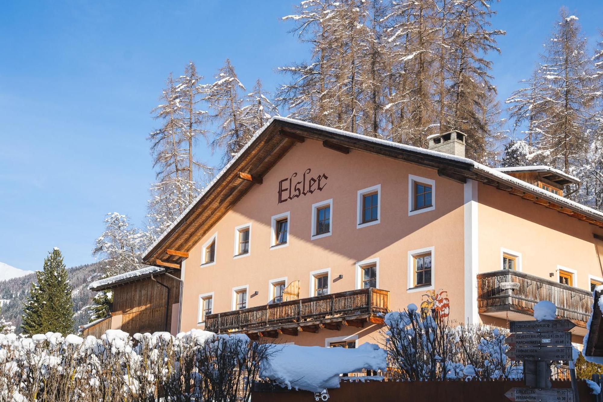 Elslerhof Lägenhet Toblach Exteriör bild
